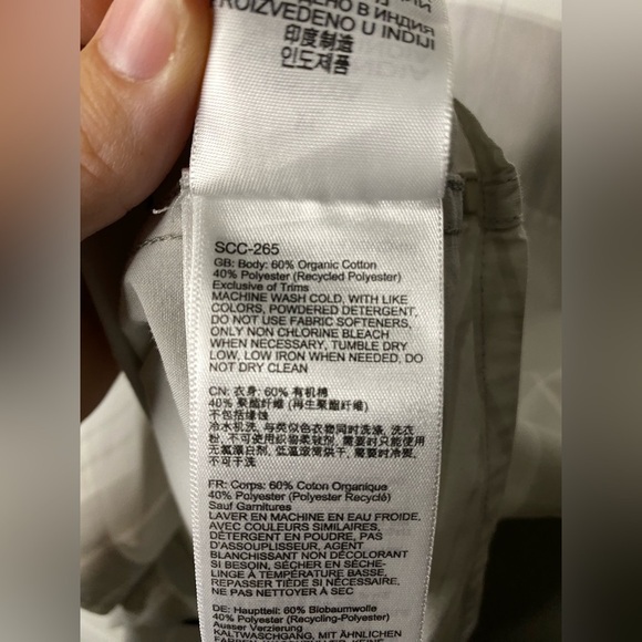 Marmot short sleeve button down XL men grey white stripes - Picture 7 of 11